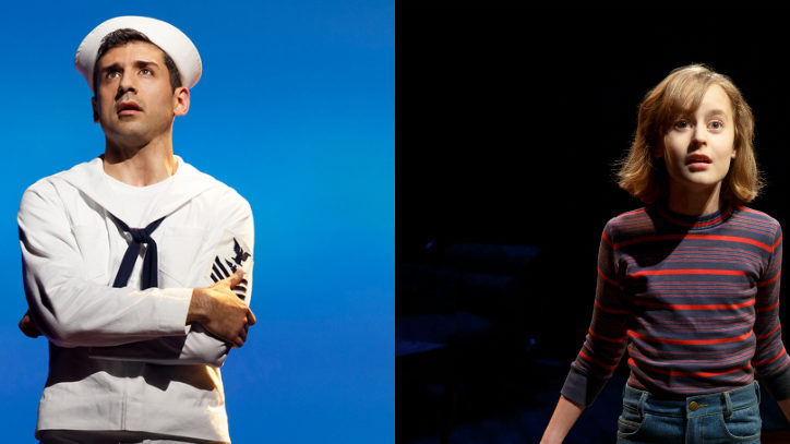 Tony Yazbek in On The Town and Sydney Lucas in Fun Home