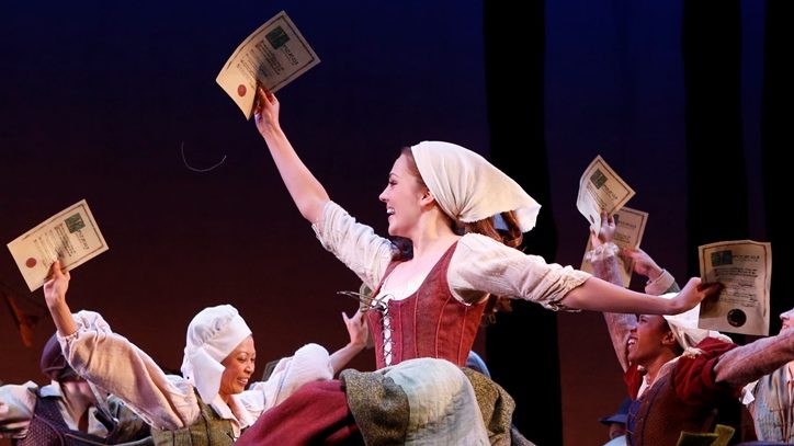 Laura Osnes in the Broadway production of Cinderella