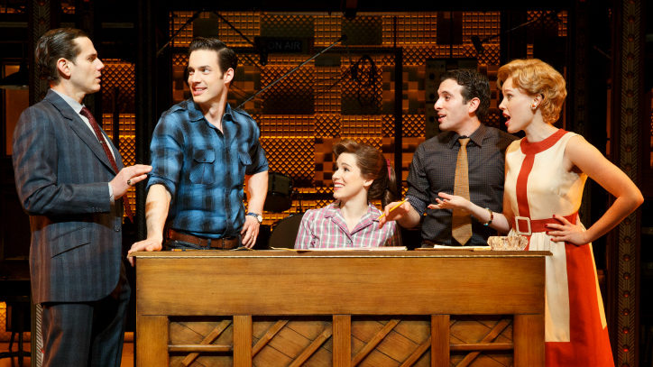 The Broadway company of Beautiful: The Carole King Musical