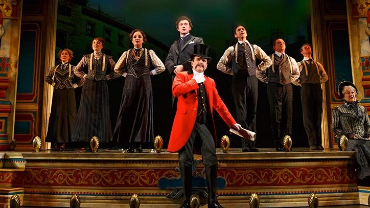 The Broadway company of A Gentleman's Guide to Love and Murder