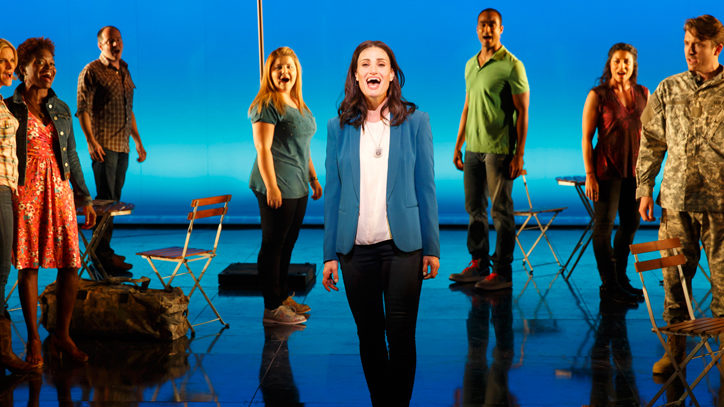 Idina Menzel and the Broadway company of If/Then