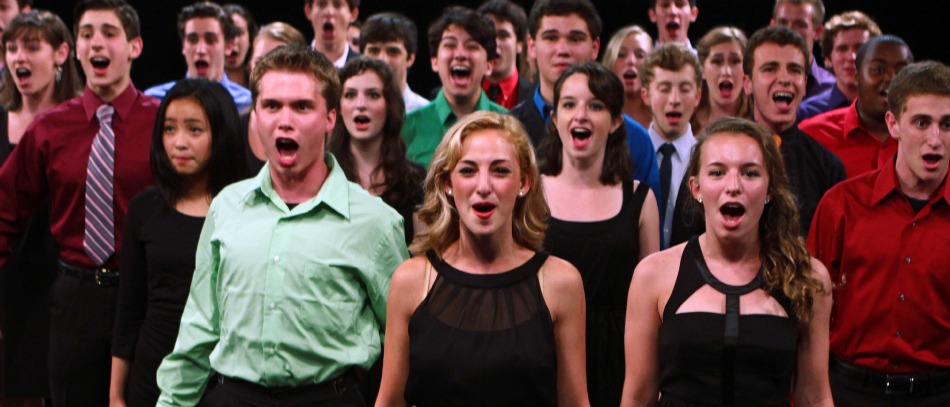Students participating in the annual Jimmy Awards