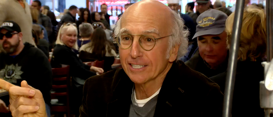 Larry David speaking about his Broadway comedy Fish in the Dark