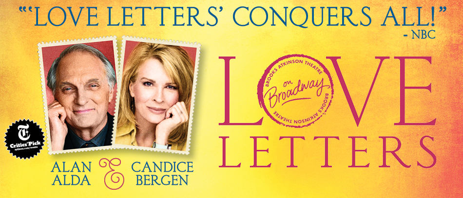 Alan Alda and Candice Bergen star in Love Letters on Broadway
