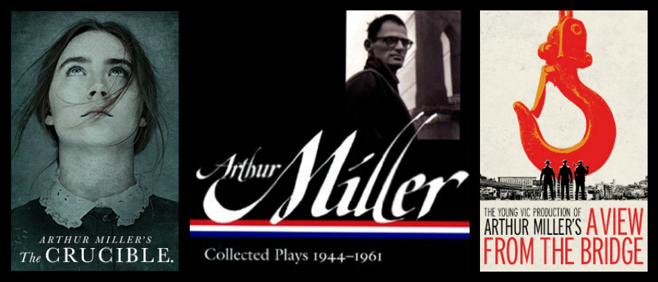 posters for Broadway productions of Arthur Miller plays