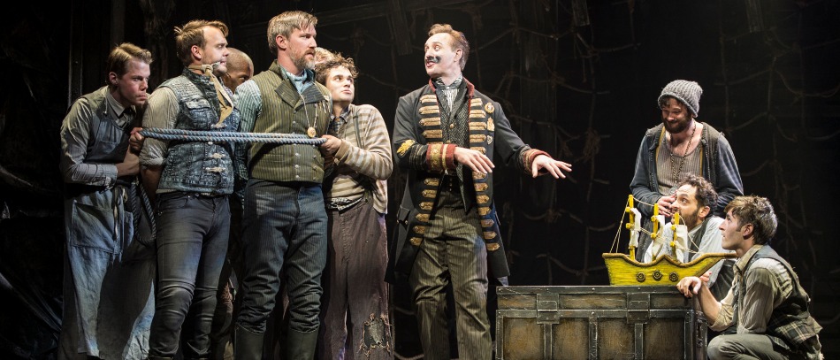 The Broadway company of Peter and the Starcatcher