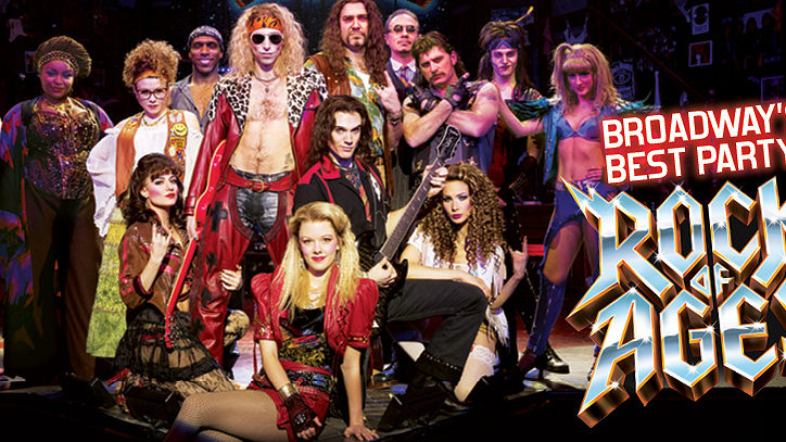 The Broadway company of Rock of Ages
