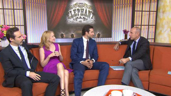 Bradley Cooper speaks with Matt Lauer about The Elephant Man on Broadway