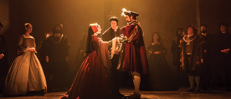 The Broadway company of Wolf Hall