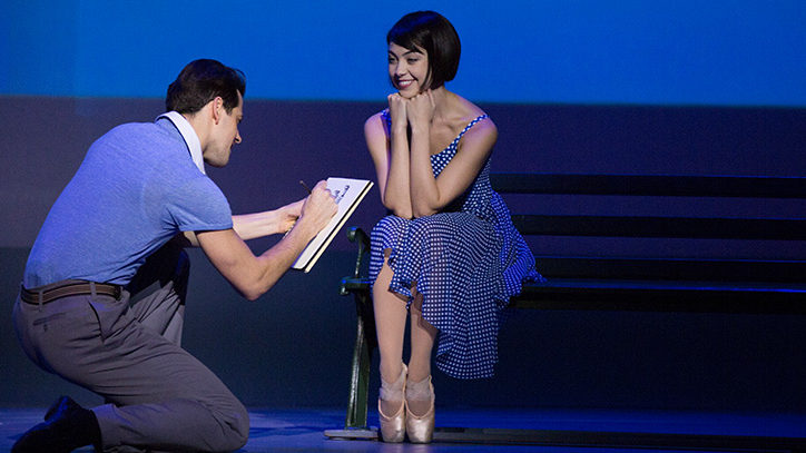 A production photo from An American in Paris on Broadway