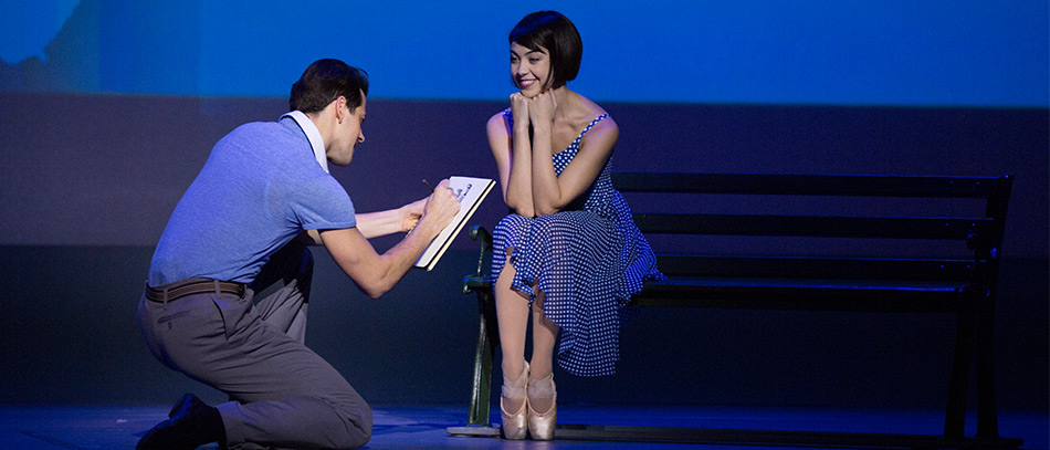 A production photo from An American in Paris on Broadway