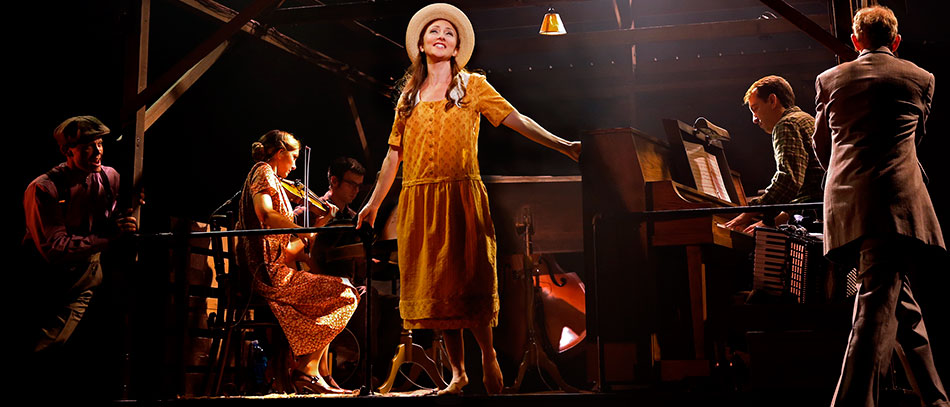 A production photo from the musical Bright STar