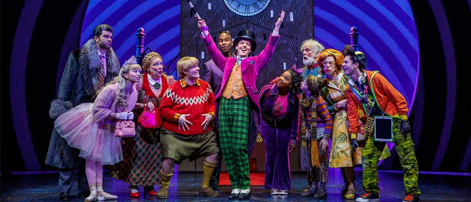 The Broadway company of Charlie and the Chocolate Factory