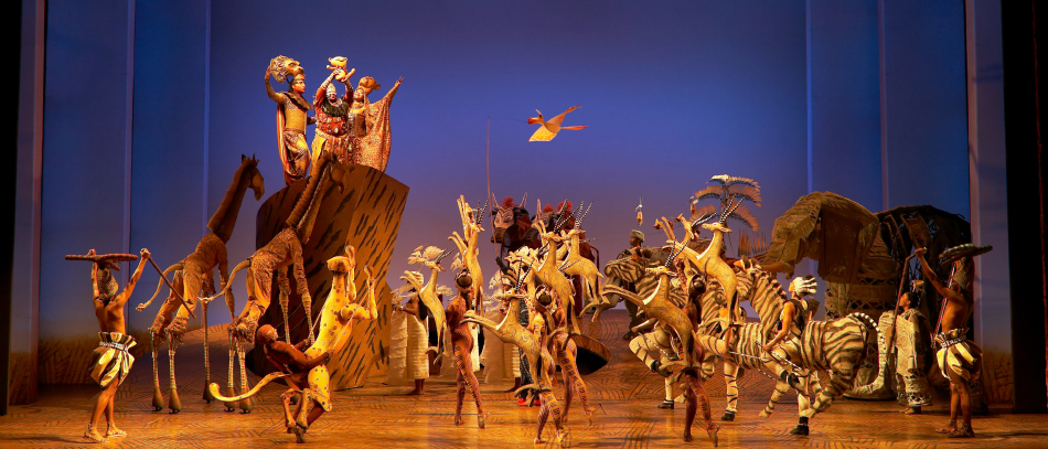 The Broadway company of Disney's The Lion King