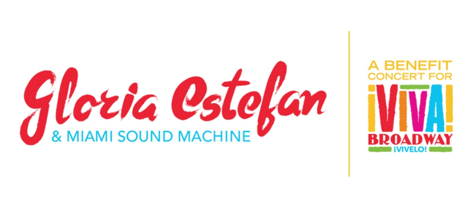 The logos for Gloria Estefan and Miami Sound Machine and Viva Broadway