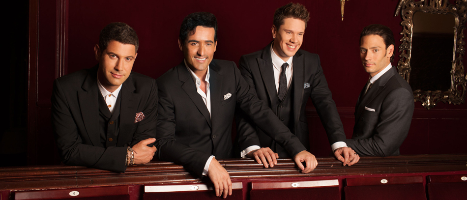 The stars of Il Divo on Broadway