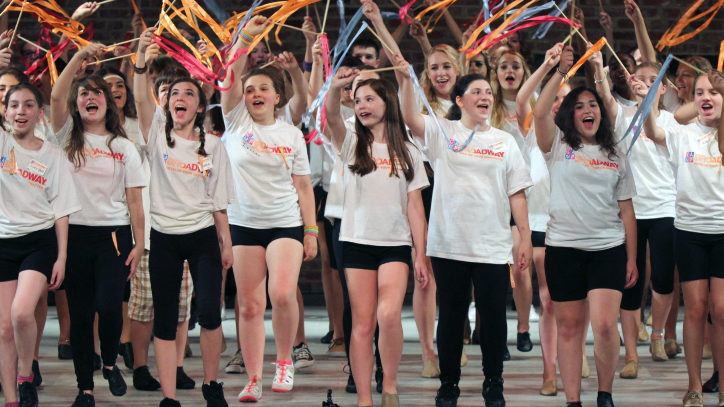 Students perform in Camp Broadway