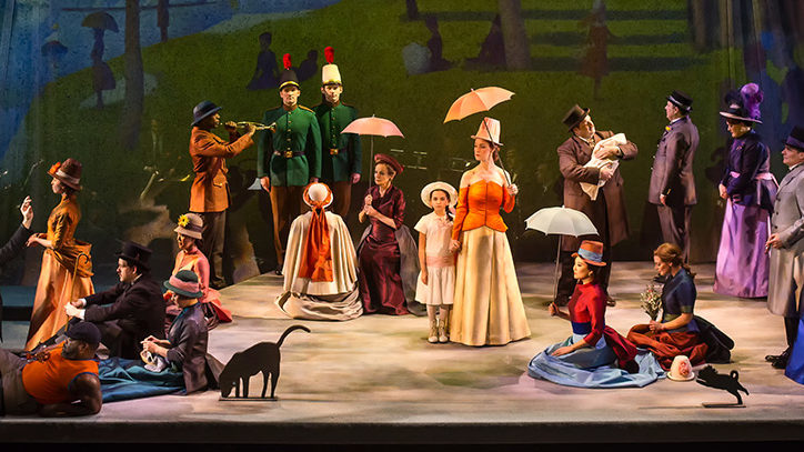 The Broadway revival of Sunday in the Park with George