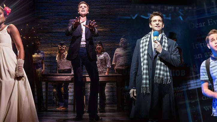 Production photos from The Great Comet, Come From Away, Groundhog Day, and Dear Evan Hansen