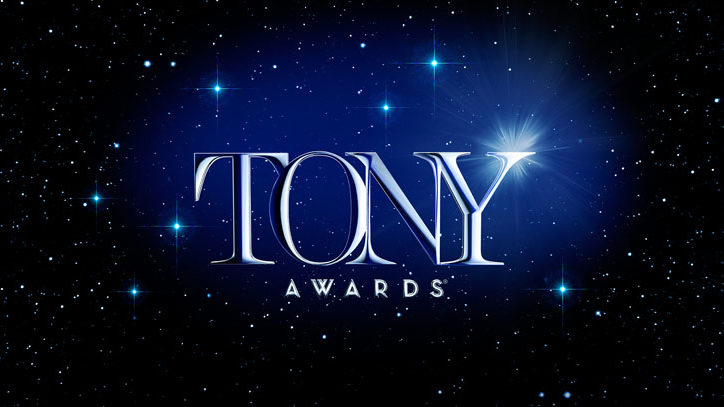 The Tony Awards logo on a starry background