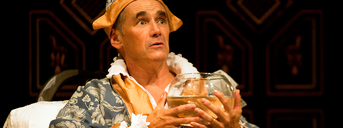 Mark Rylance in FARINELLI AND THE KING on Broadway at the Belasco Theatre