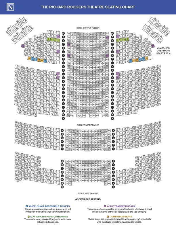 Richard Rodgers Seating Chart 062625