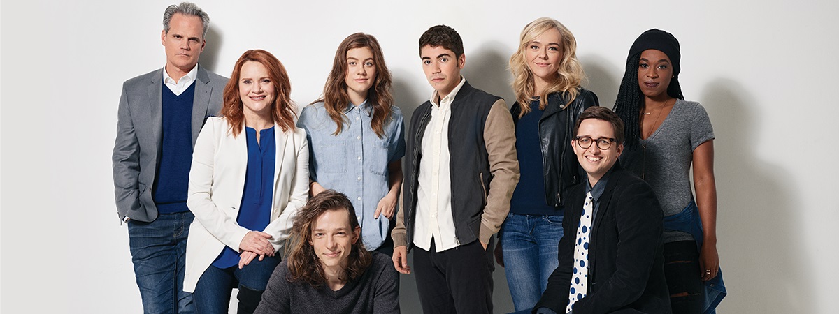Noah Galvin and the cast of the Tony-winning musical Dear Evan Hansen on Broadway