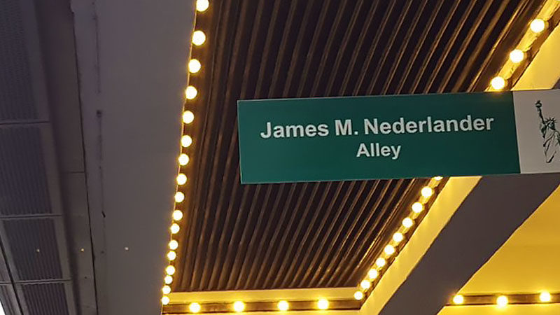 The James N. Nederlander Alley in New York City
