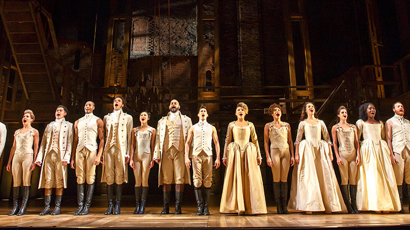 The National Tour of Hamilton the musical. Photo by Joan Marcus