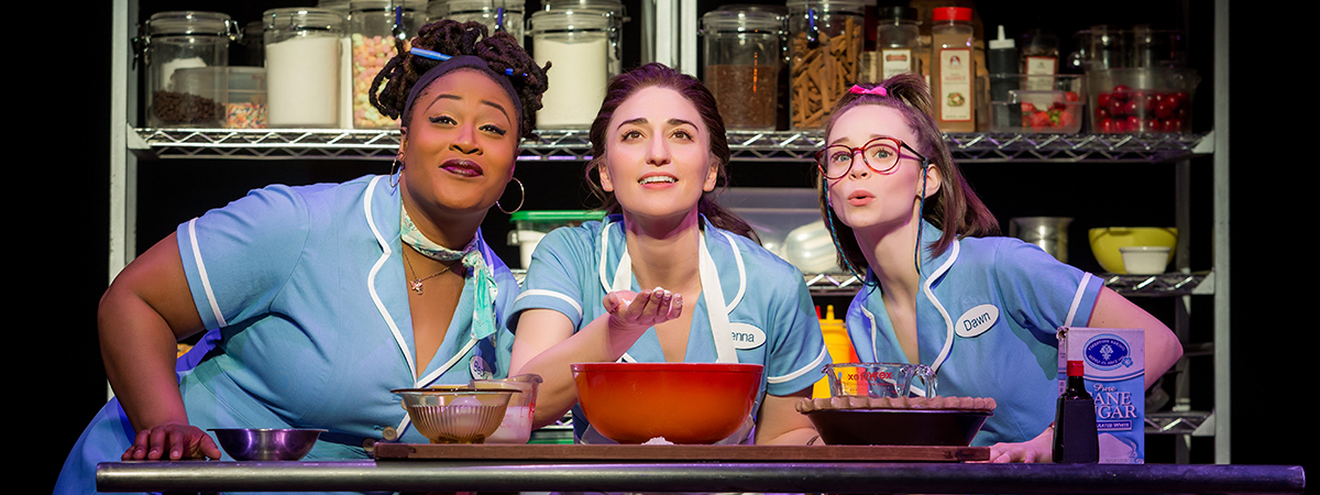 Sara Bareilles stars in the Broadway musical Waitress through March 11