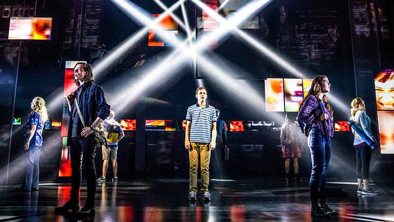 The cast of Dear Evan Hansen. Photo by Matthew Murphy.