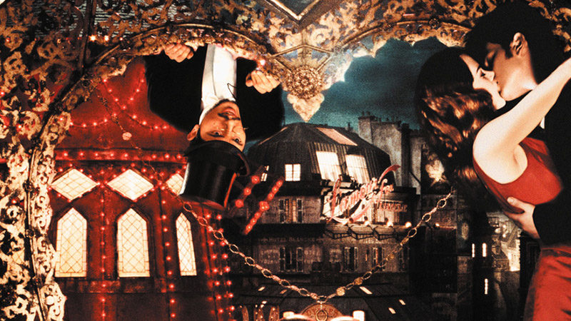 A still frame from the motion picture Moulin Rouge