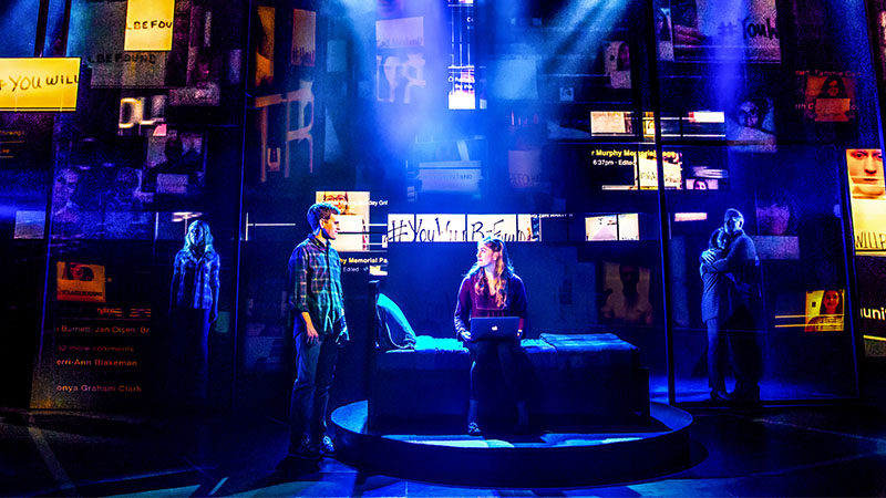 The Broadway company of Dear Evan Hansen