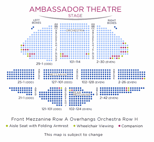 Ambassador Theatre | Broadway Direct