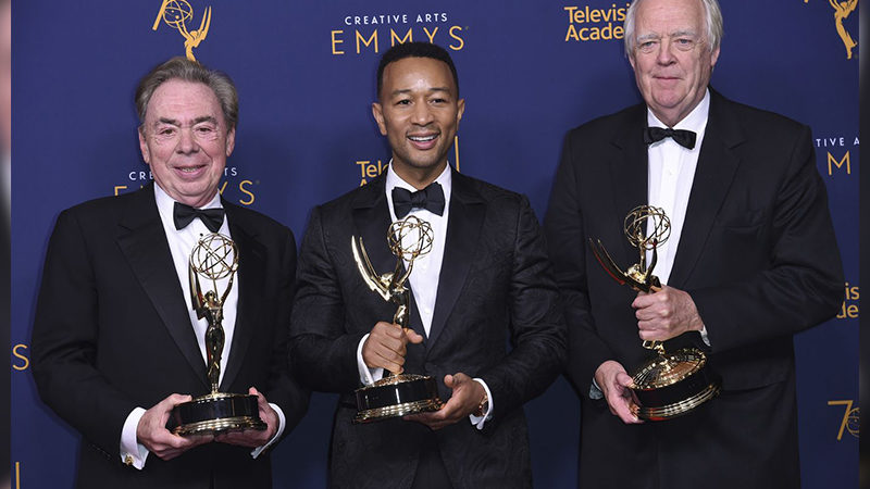 Andrew Lloyd Webber, John Legend, and Tim Rice have reached EGOT status