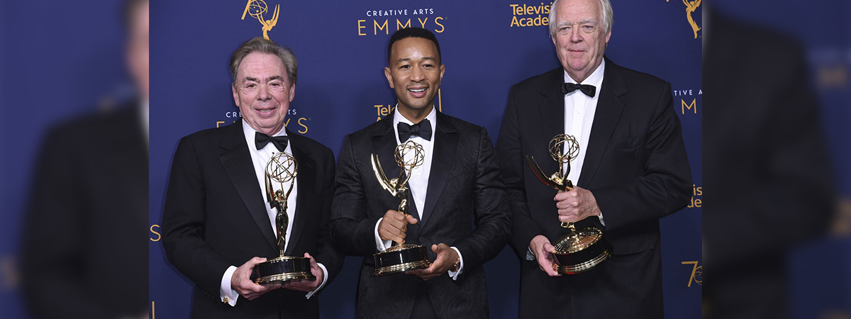 Andrew Lloyd Webber, John Legend, and Tim Rice have reached EGOT status