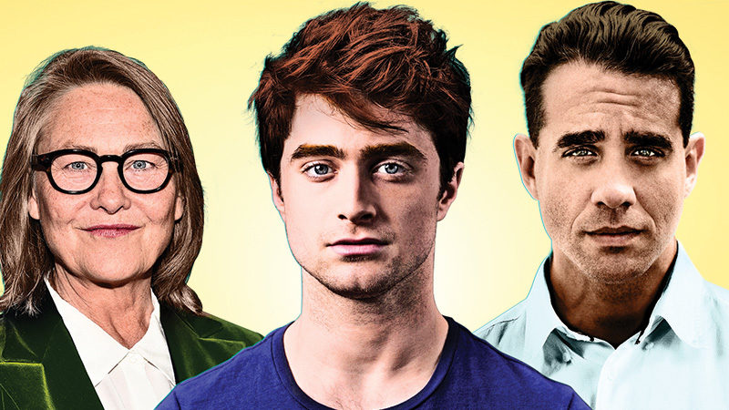 Cherry Jones, Daniel Radcliffe, and Bobby Canavale star in the Broadway production of The Lifespan of a Fact