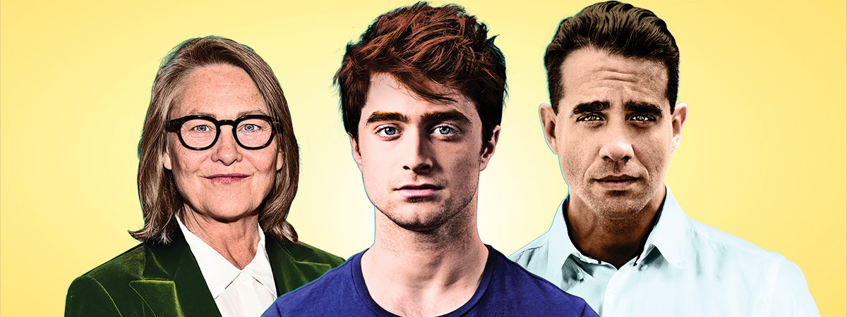 Cherry Jones, Daniel Radcliffe, and Bobby Canavale star in the Broadway production of The Lifespan of a Fact