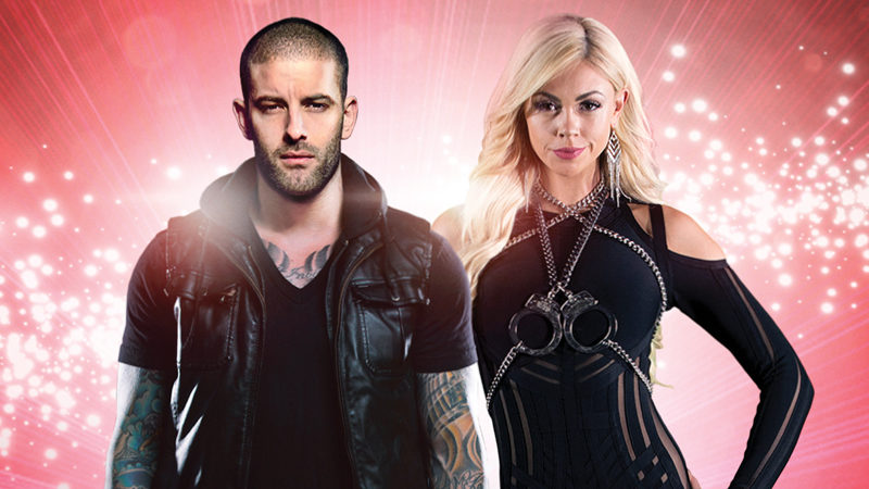 Darcy Oake and Chloé in The Illusionists Home for the Holidays on Broadway