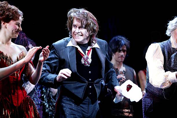 Stage legend Michael Crawford (with Mandy Gonzales) takes his final bow in "Dance of the Vampires" on Broadway. The show closed as a major critical and financial flop, losing more than $12 million; it was Crawford's return to the N.Y. stage after his huge success in "The Phantom of the Opera." (Photo by Bruce Glikas/FilmMagic)