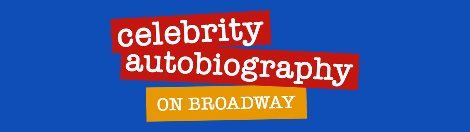 Celebrity Autobiography On Broadway