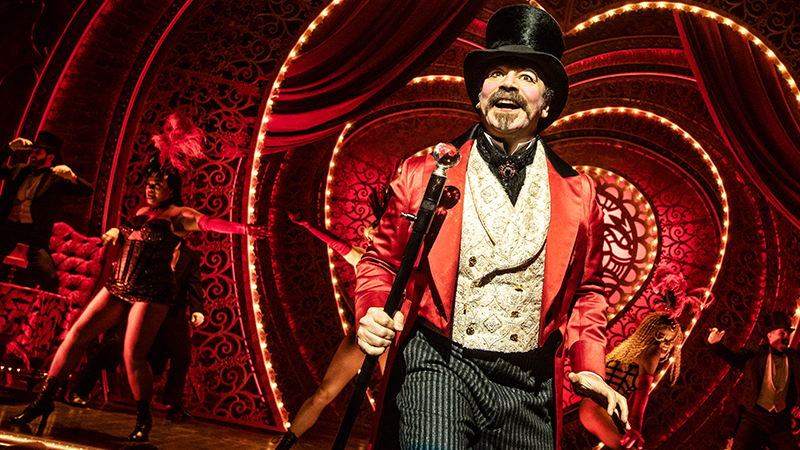 Danny Burstein in <i>Moulin Rouge!</i> Photo by Matthew Murphy.