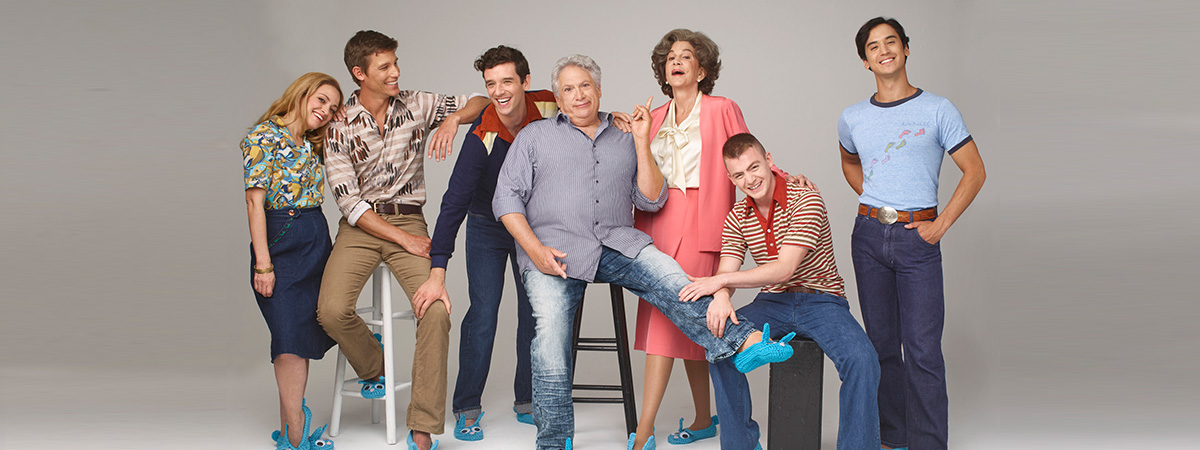 Harvey Fierstein and the Broadway revival cast of Torch Song.