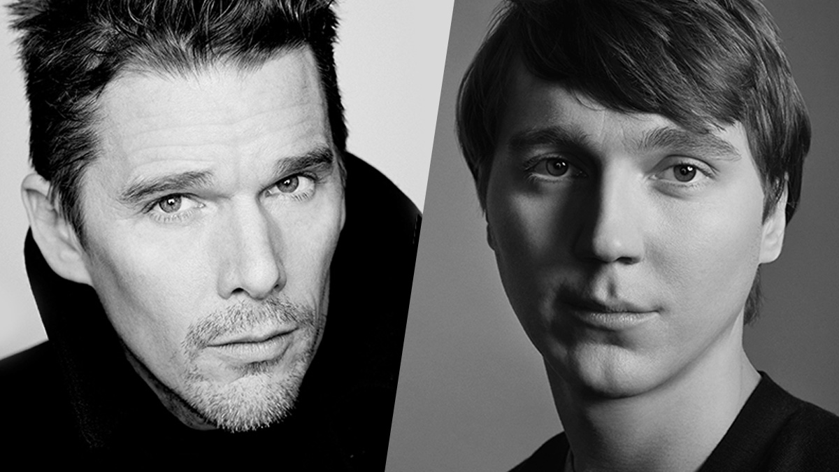 Ethan Hawke and Paul Dano in Black and White photographs