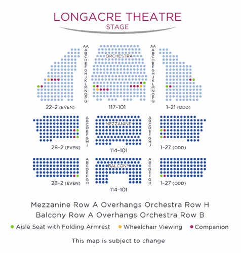 Longacre Theatre Seating Chart