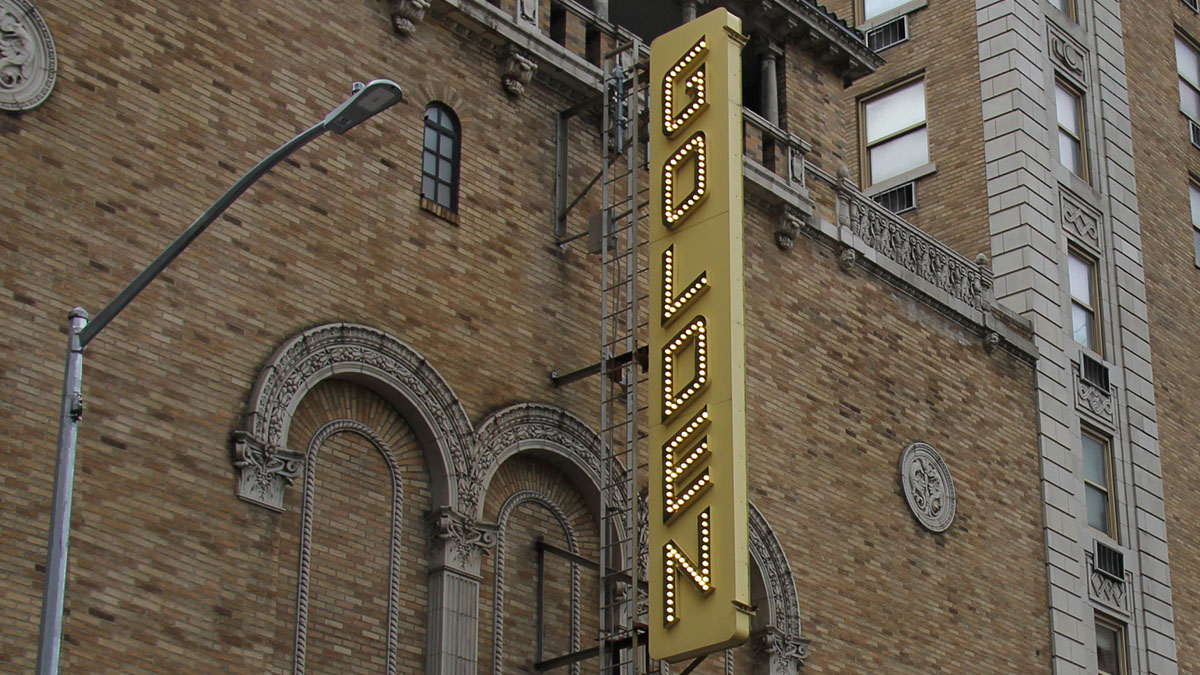 The Golden Theatre Marquee