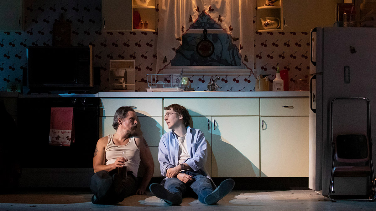 Ethan Hawke and Paul Dano in True West. Photo by Joan Marcus.