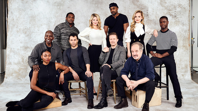 The cast of the Broadway revival of Kiss Me, Kate at Roundabout