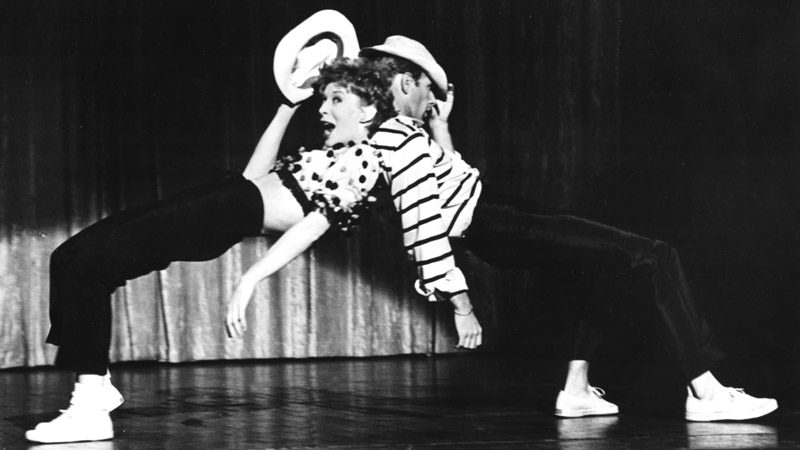 Gwen Verdon and Bob Fosse dancing in Damn Yankees