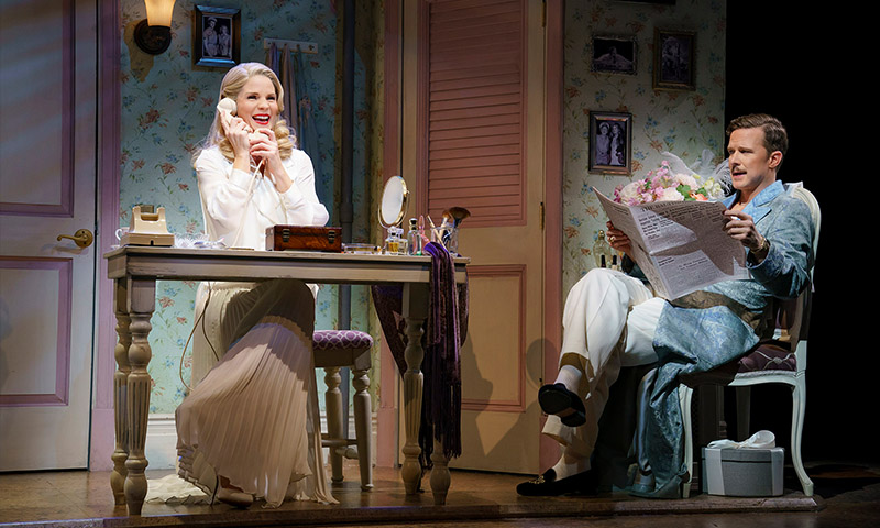 Kelli O'Hara and Will Chase in <i>Kiss Me, Kate</i>. Photo by Joan Marcus.